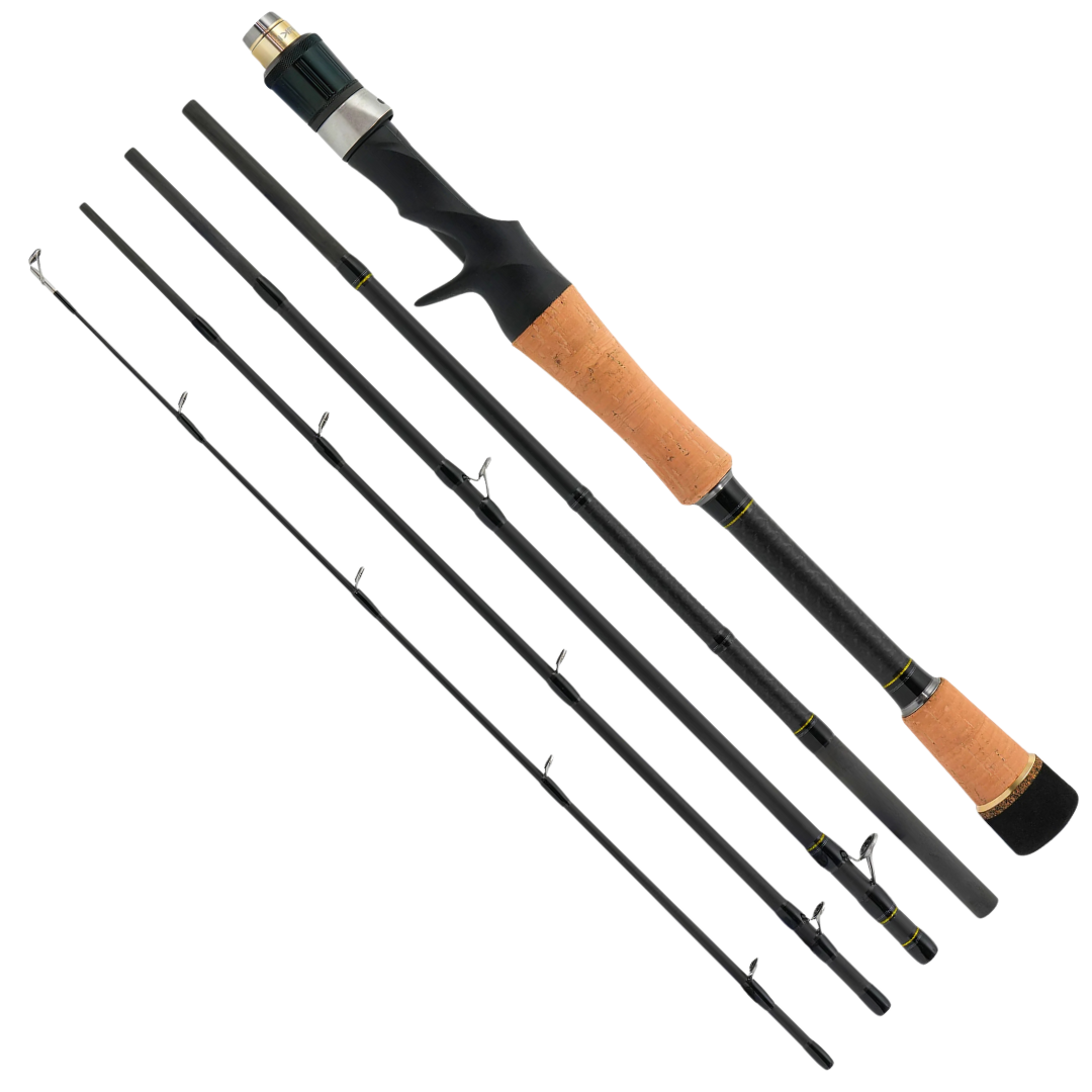 Samaki Vagabond Baitcast 5pc Travel Fishing Rod 