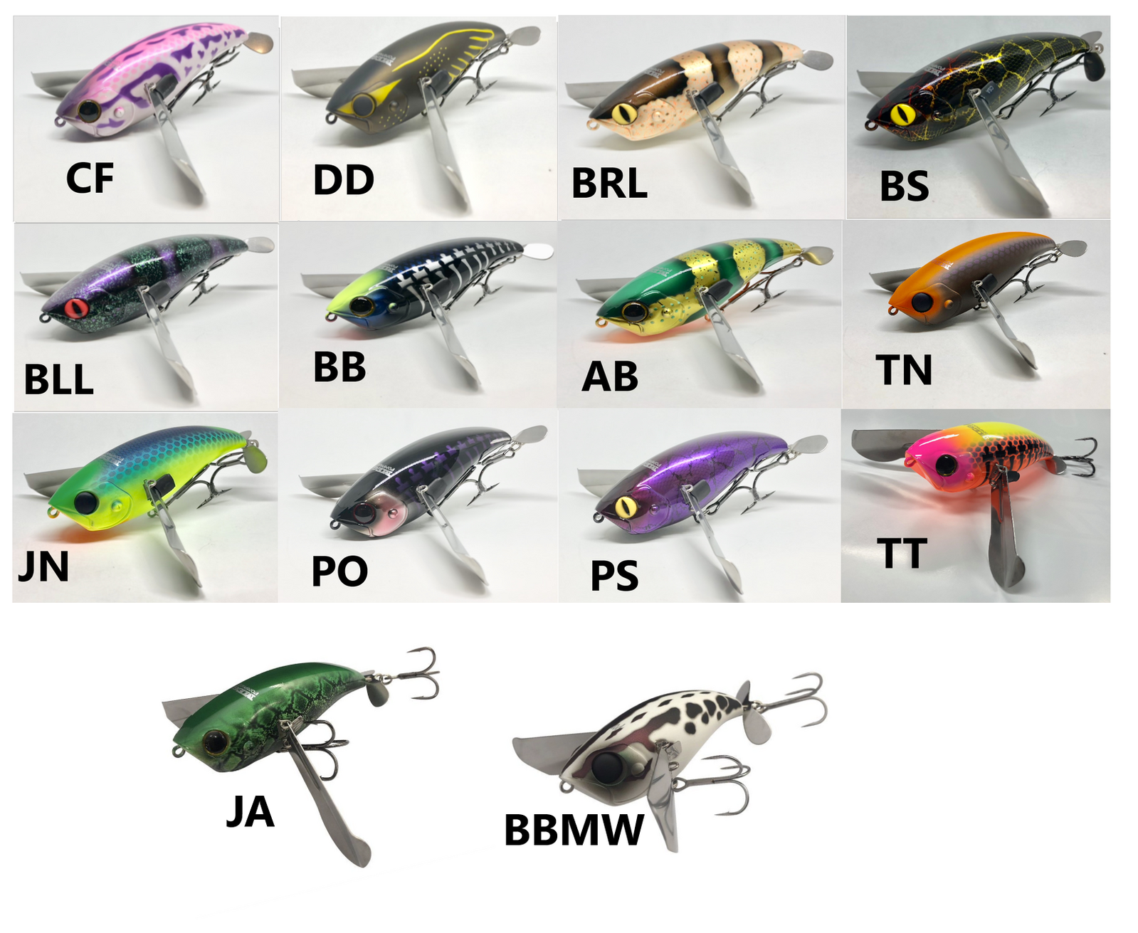 Jackall Mega Pompadour Surface Fishing Lures-Otto's  Tackle World
