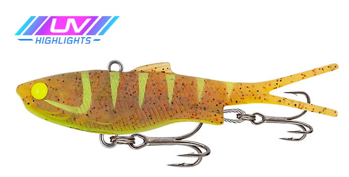 Samaki Vibelicious Fork 125mm 30g Soft Vibe Fishing Lures-Otto's  Tackle World