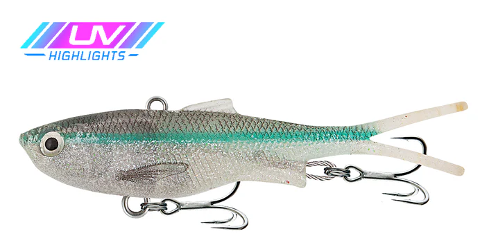 Samaki Vibelicious Fork 125mm 30g Soft Vibe Fishing Lures-Otto's  Tackle World