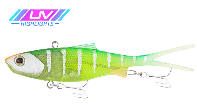 Samaki Vibelicious Fork 125mm 30g Soft Vibe Fishing Lures-Otto's  Tackle World