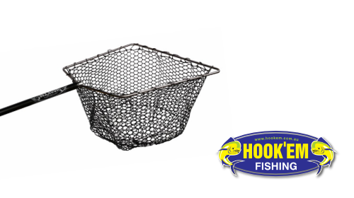 Hook'em Net Large Hoop Size with 50cm Rubber Net Removable Head with 1