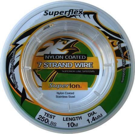 Superflex Superlon Nylon Coated 7 strand wire-Otto's  Tackle World