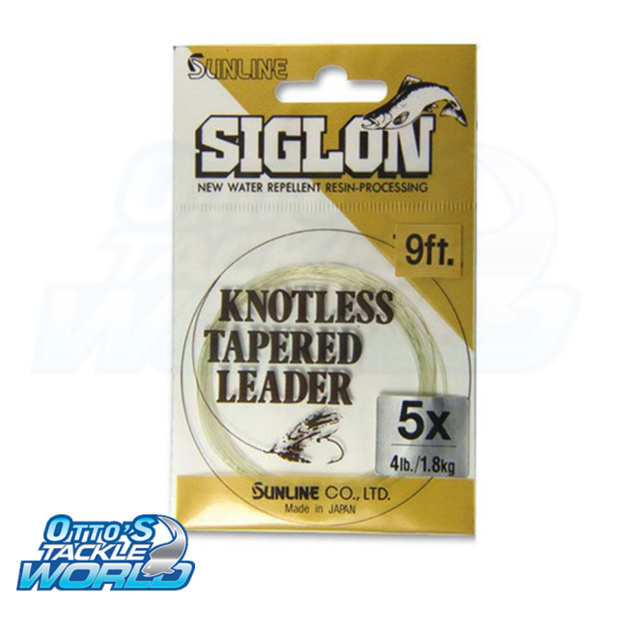 Sunline Siglon Knotless Fly fishing Tapered Leaders-Otto's  Tackle World