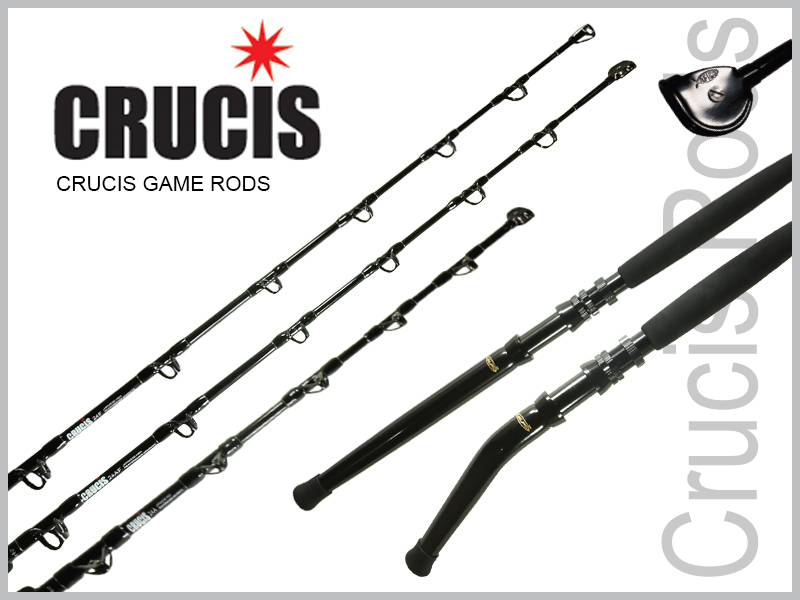 Crucis Elite Titan Bent Butt 24kg Game Fishing Rods Fuji Guides Aftco Roller Tip-Otto's Tackle World