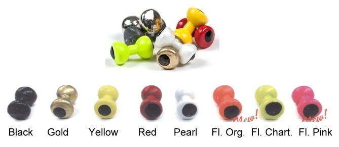 Wapsi Lead Eyes Painted- Pearl-Otto's  Tackle World