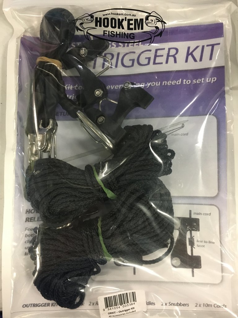 Hook'em Stainless Steel Outrigger Kit OR-KIT