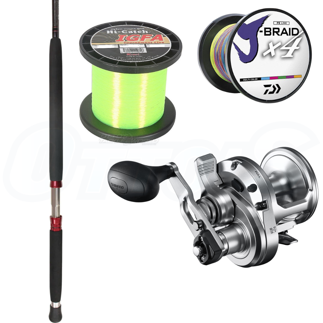 Shimano Speedmaster 15kg Land Based Game Fishing Combo