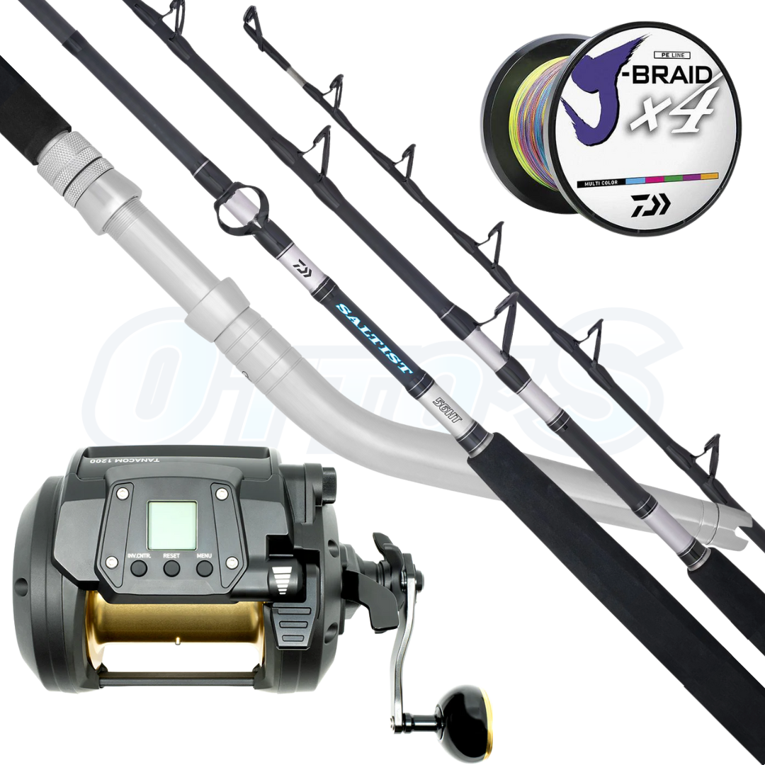 Daiwa Tanacom 1200 Deep Drop Combo With Saltist Rod 1
