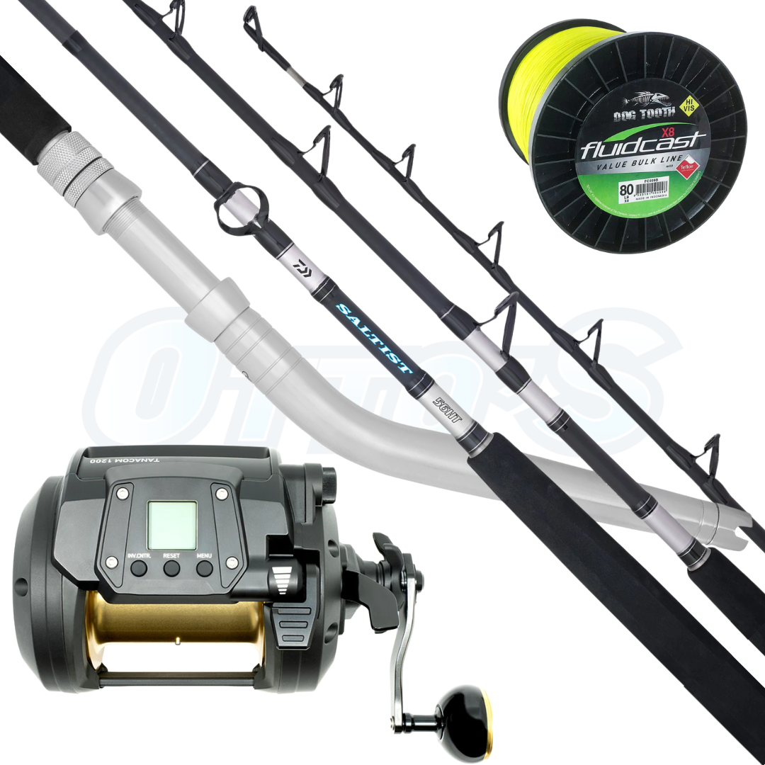 Daiwa Tanacom 1200 Deep Drop Combo With Saltist 64HT Rod 2