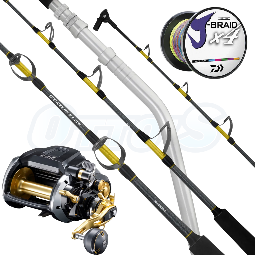 Shimano Status Elite and Beastmaster X-Heavy DeepDrop Electric Fishing Combo