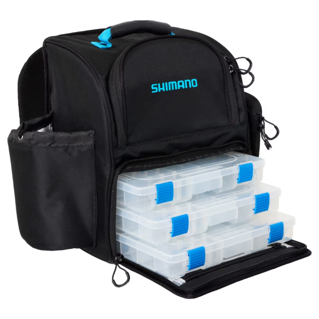 Shimano Medium Fishing Back Pack & Tackle Box