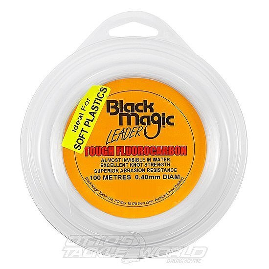 Black Magic Tough Fluorocarbon Fishing Leader Line-Otto's Tackle World
