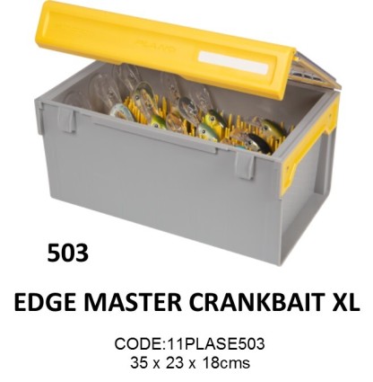 PLANO EDGE MASTER CRANK XL STOWAWAY (11PLASE503) Fishing Tackle Box