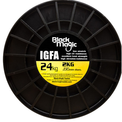 Black Magic 2kg Bulk Spool Game Fishing Line-Otto's  Tackle World