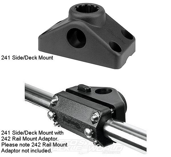 Scotty Combo 241 Side/Deck Mount-Otto's  Tackle World