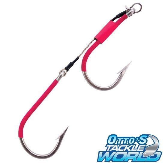 Black Magic Wasabi Twin Hook Open Gape Shackle Rig-Otto's Tackle World