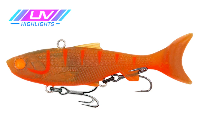 Samaki Vibelicious Thumper 70mm 10.8g Soft Vibe Fishing Lures-Otto's  Tackle World