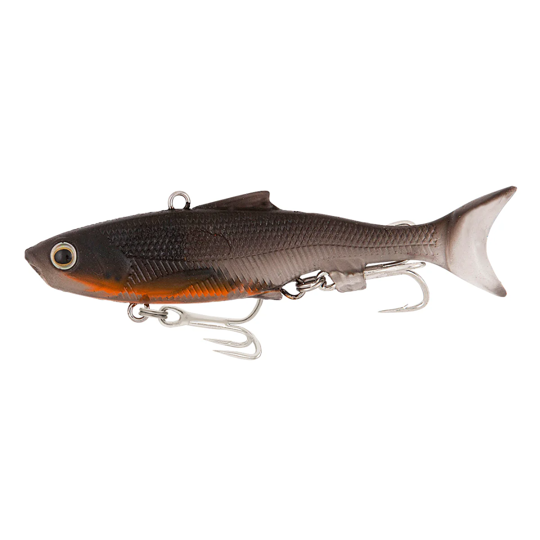 Samaki Vibelicious Thumper 100mm 22g Soft Vibe Fishing Lures-Otto's  Tackle World