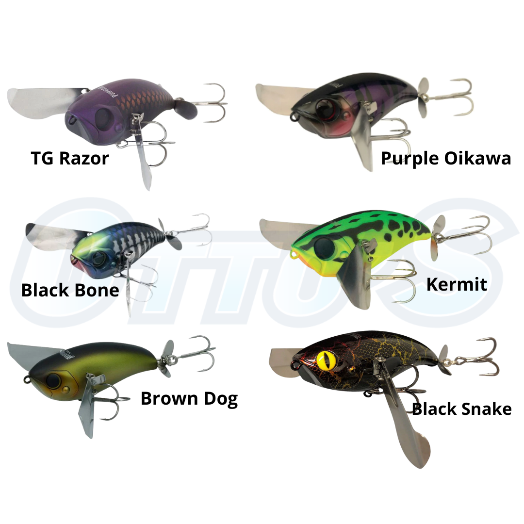 Jackall Pompadour Junior 66mm Surface Fishing Lures-Otto's  Tackle World