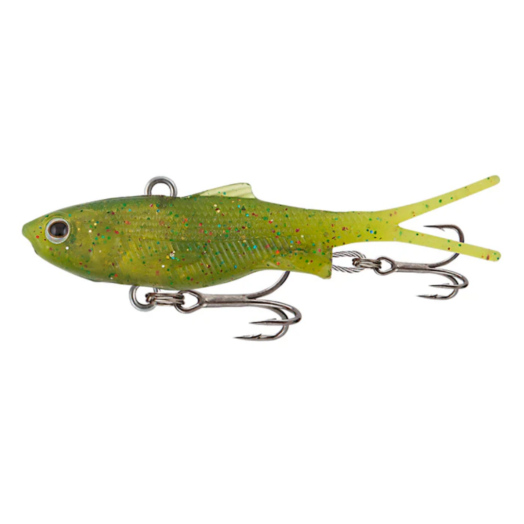 Samaki Vibelicious Fork 70mm 10g Soft Vibe Fishing Lures-Otto's  Tackle World