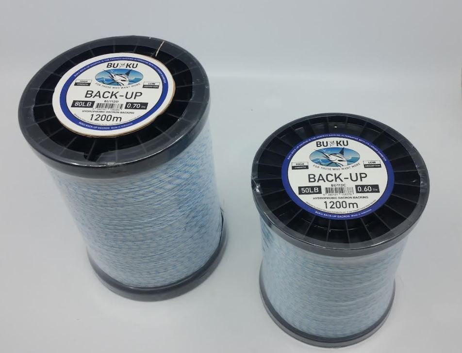 Buku Hydrophobic 1200m Dacron Backing line-Otto's  Tackle World