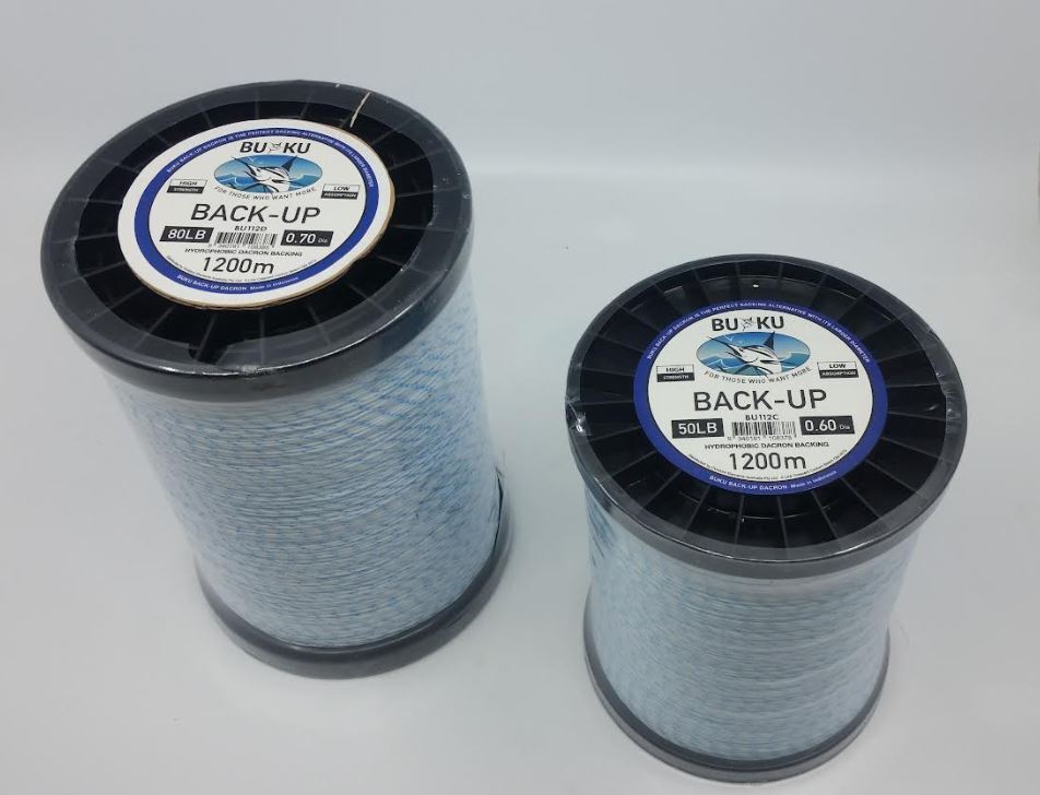 Buku Hydrophobic 1200m Dacron Backing line-Otto's Tackle World