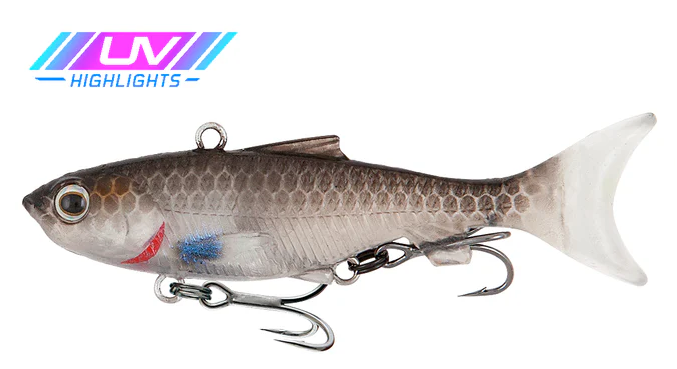 Samaki Vibelicious Thumper 100mm 22g Soft Vibe Fishing Lures-Otto's  Tackle World