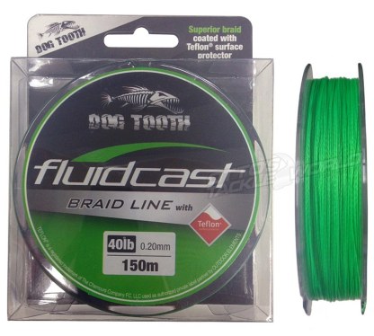 Dog Tooth Fluidcast X4 Teflon Hi-Vis Green 150m Braided Fishing Line-Otto's  Tackle World