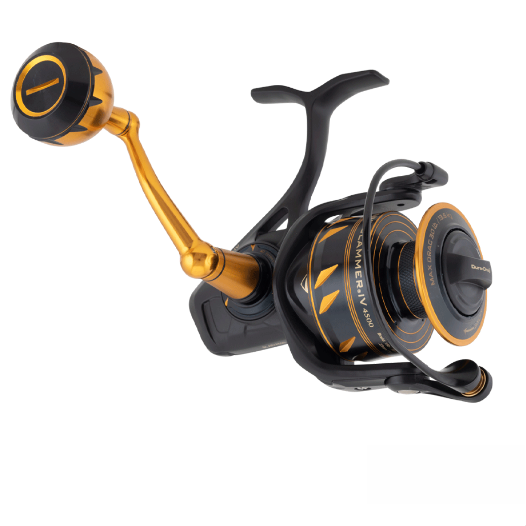 PENN International SLAMMER IV 4500 Spinning Reel – Saltwater Ready, Smooth Drag