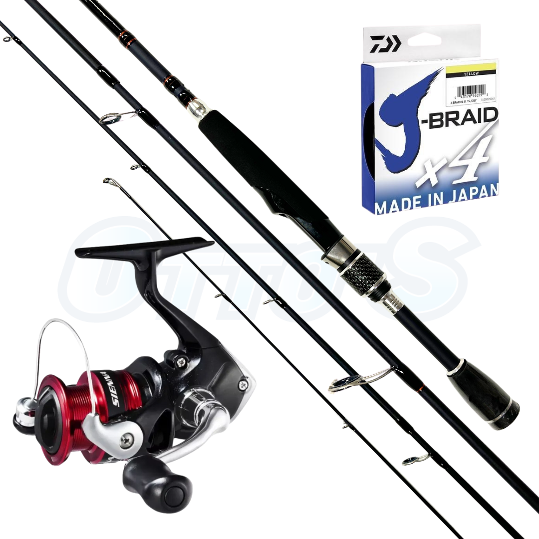 Shimano Sakana III & Sienna Light Lure Estuary Spinning Combo