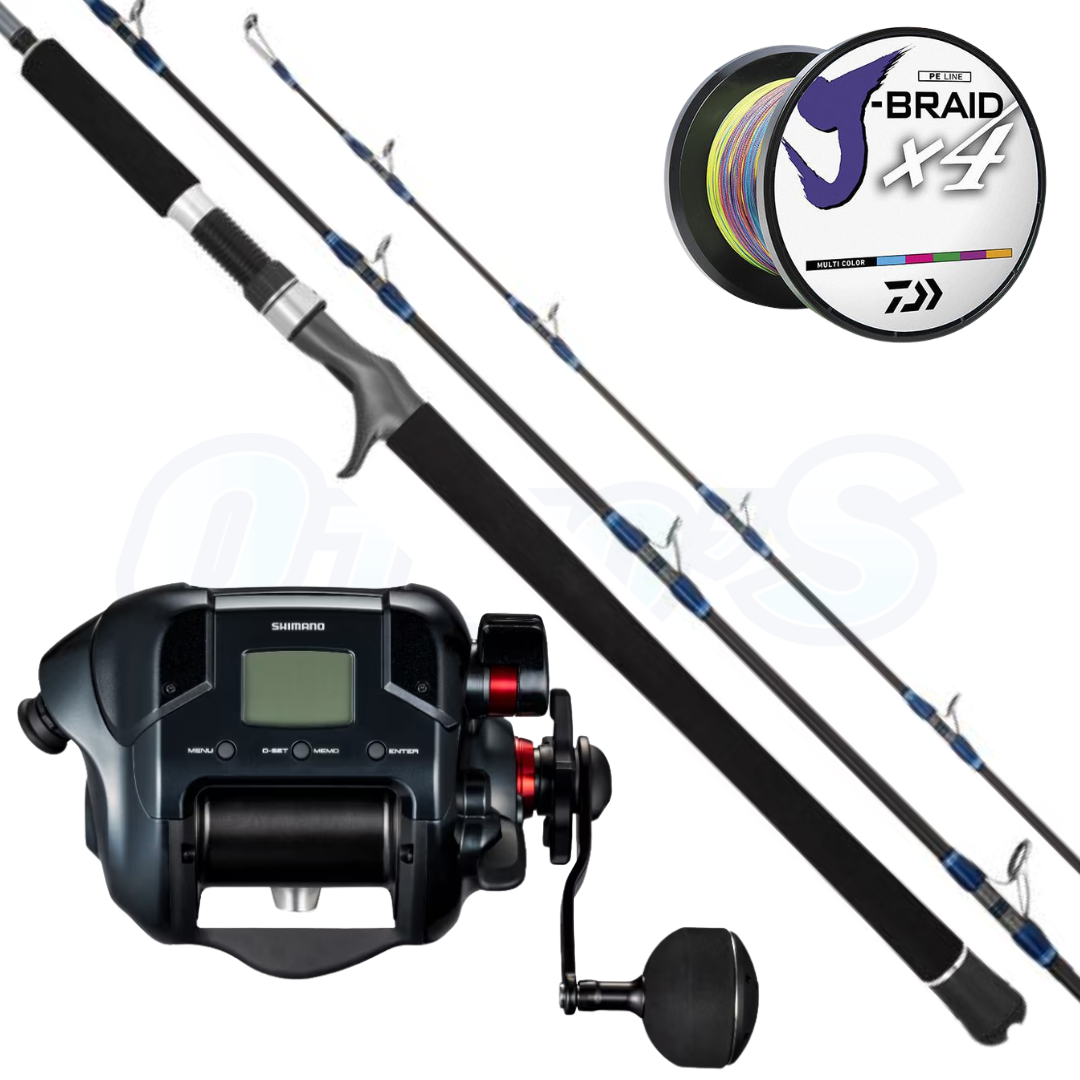Shimano Plays & Daiwa Seaborg DG Electric Fishing Combo