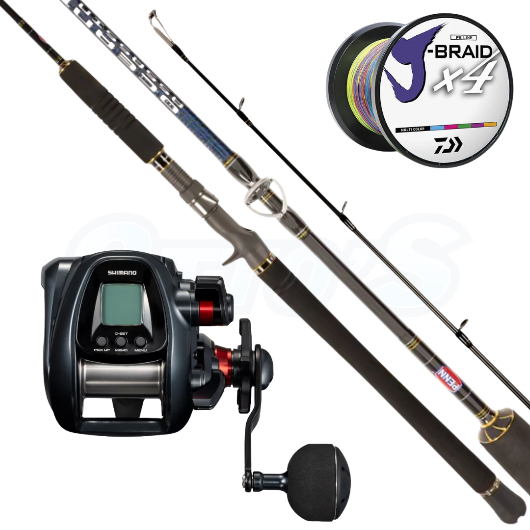 Shimano Plays 3000 & Penn Ocean Assassin Electric Fishing Combo