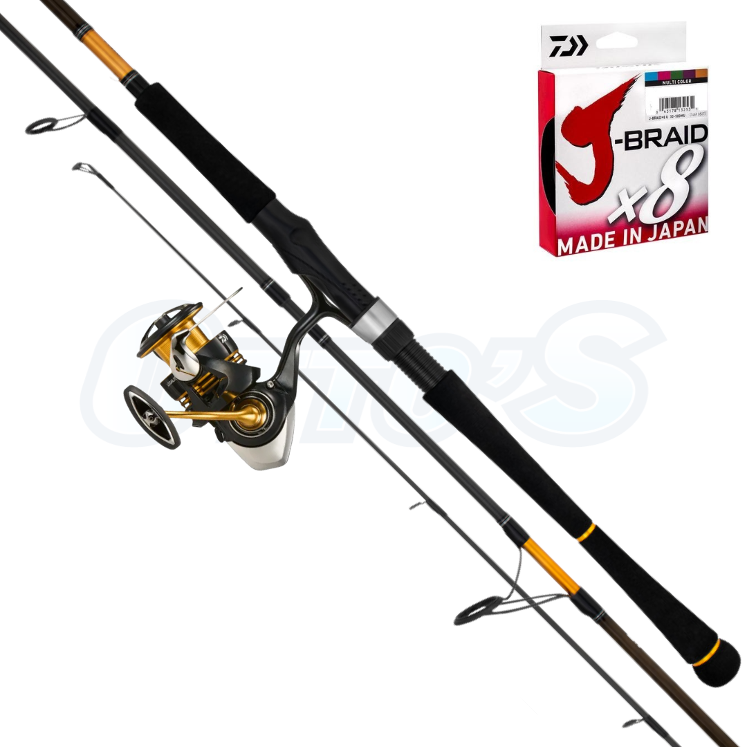 Light Daiwa Rock and Beach Fishing Combo