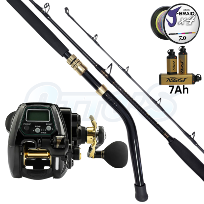 Wilson Electric Deep Drop Fishing Combo PE3-8 Bent Butt 7Ah