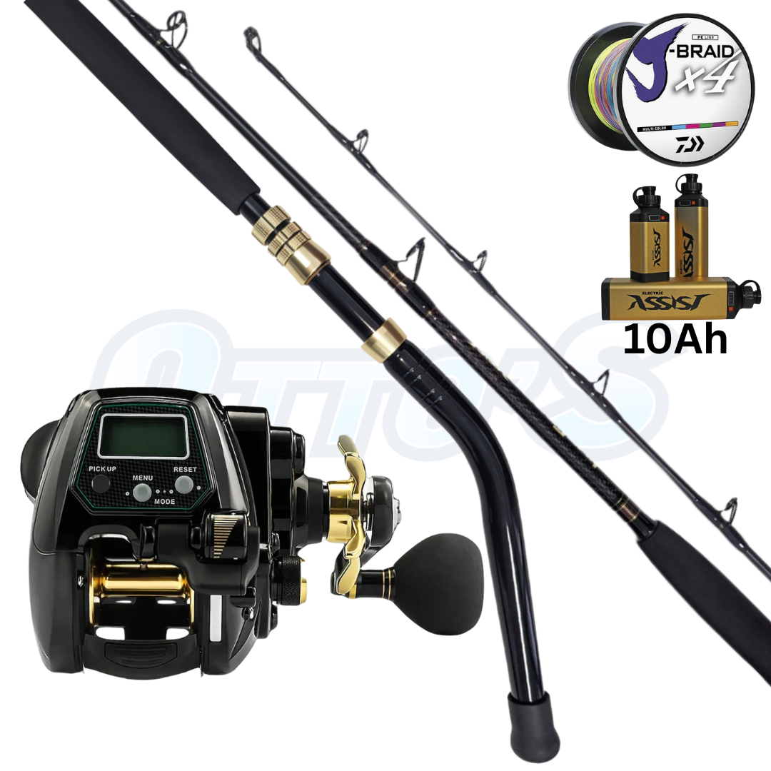 Wilson Electric Deep Drop Fishing Combo PE3-8 Bent Butt 10Ah
