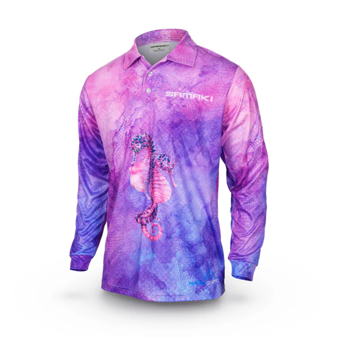 Samaki Seahorse Kids Fishing Shirt