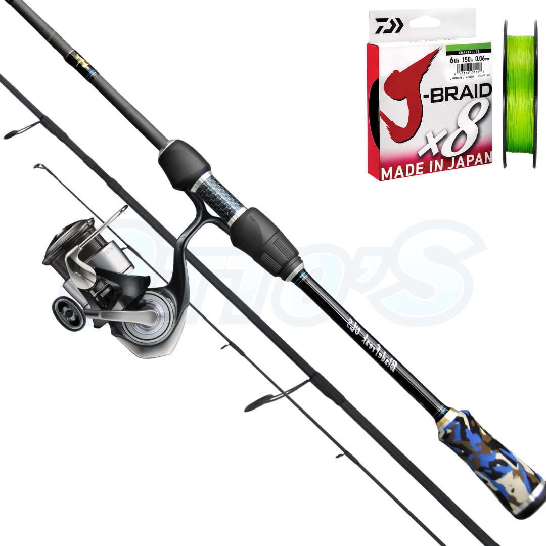Daiwa Certate and Miller Rod Ultra Light Trout / Estuary Fishing Combo