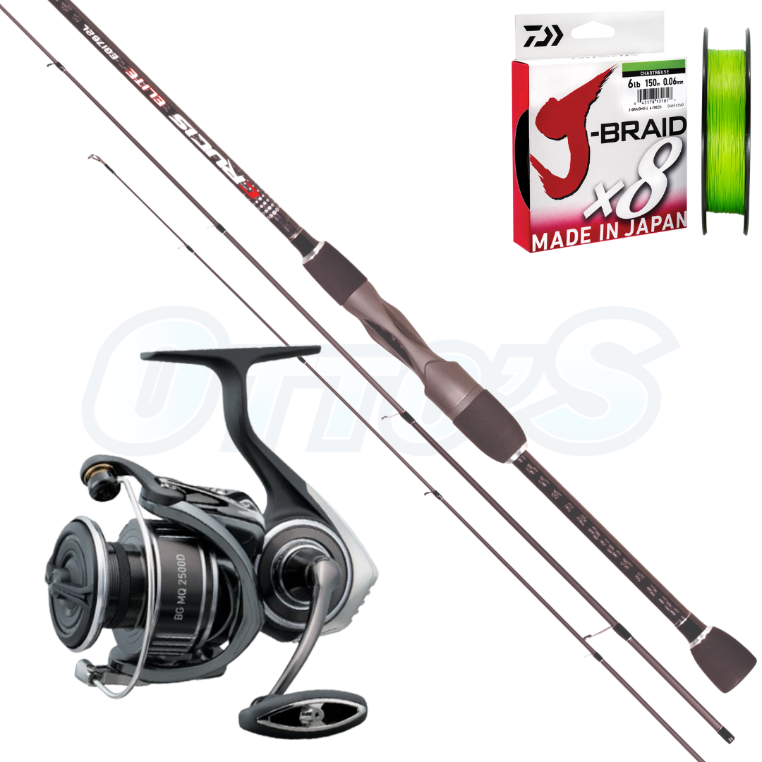 Crucis Egi and Daiwa BG MQ Squidding Combo