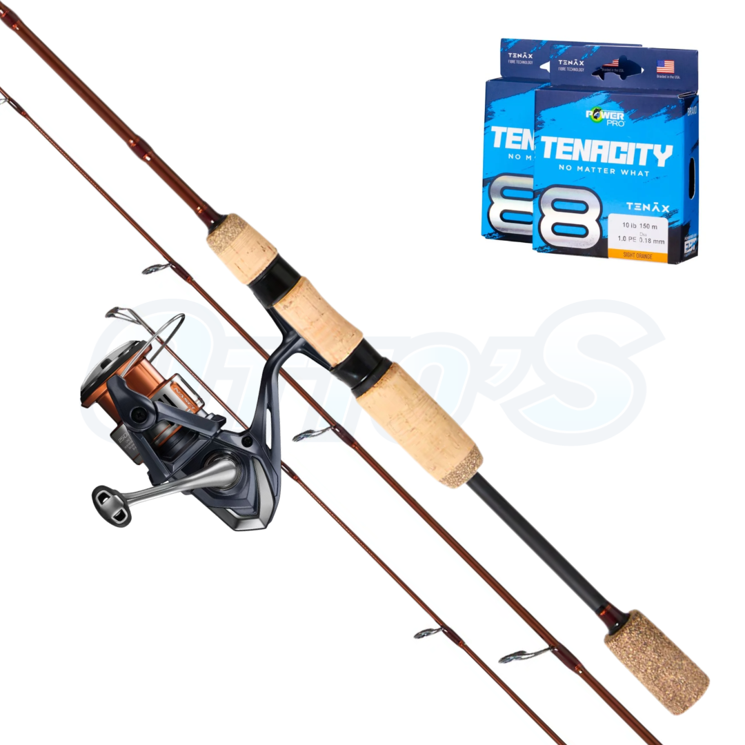 Shimano Nasci 2500 & Raider Light Estuary Spinning Fishing Combo