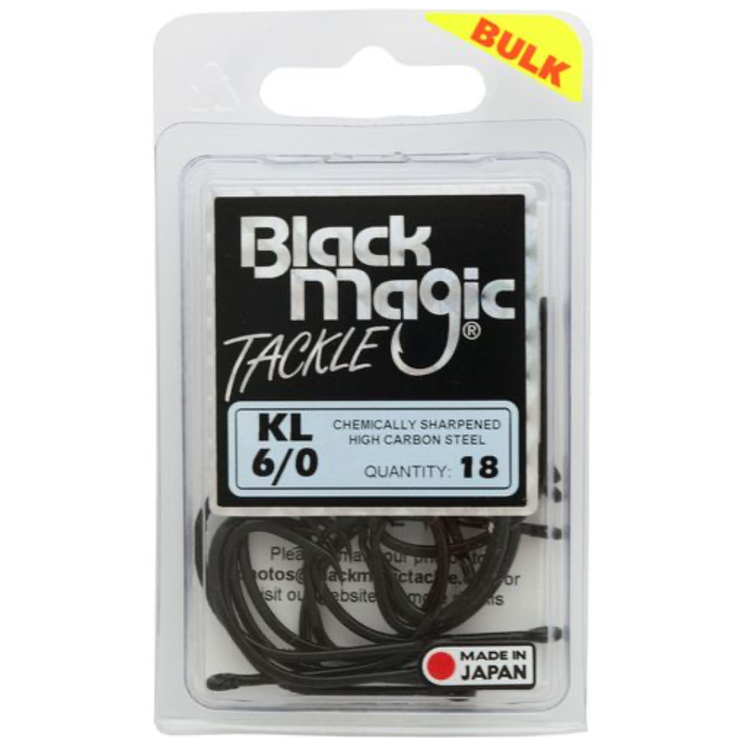 Black Magic KL Black Fishing Hooks Bulk Pack-Otto's  Tackle World