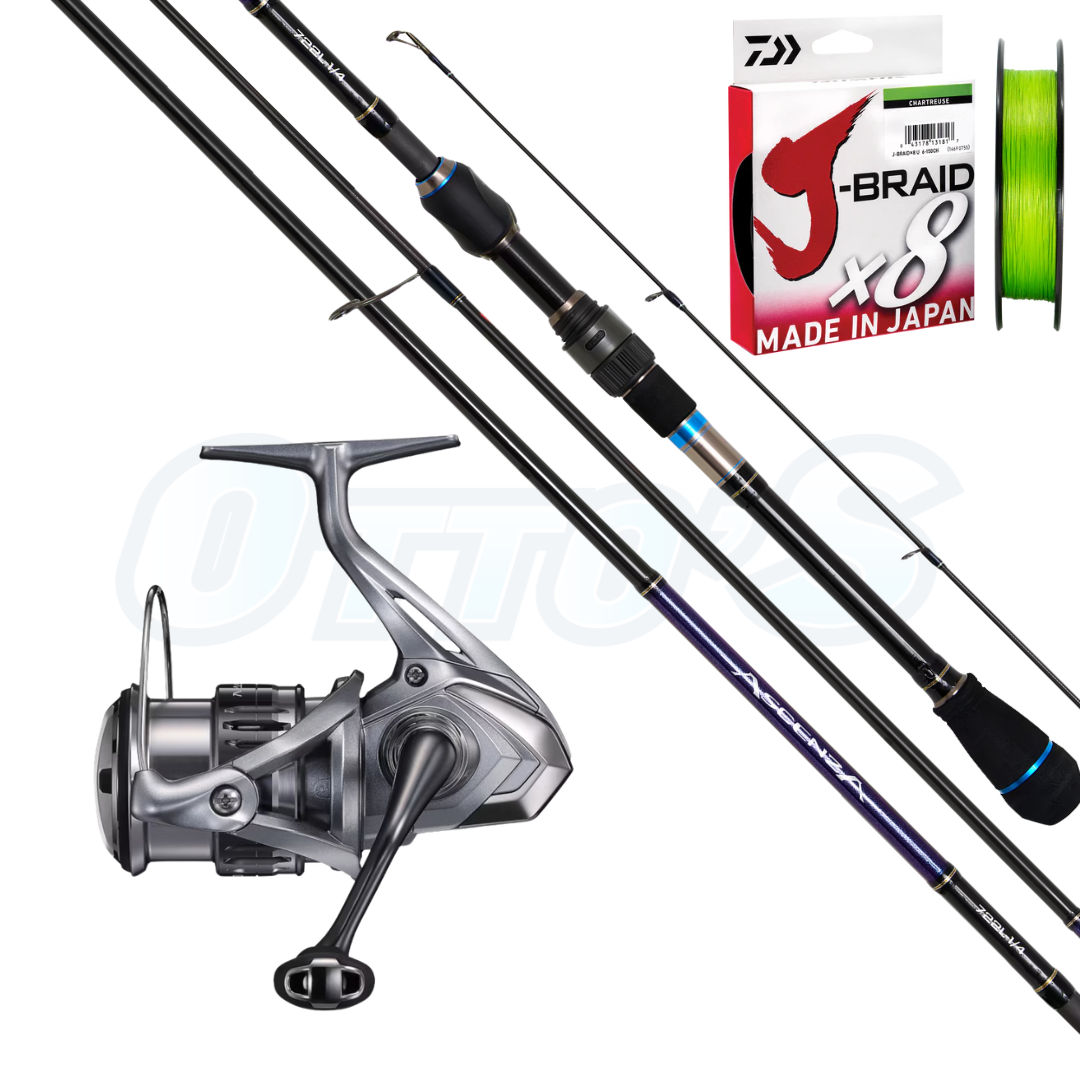 Shimano Ascenza & Nasci Light Estuary Lure Fishing Combo