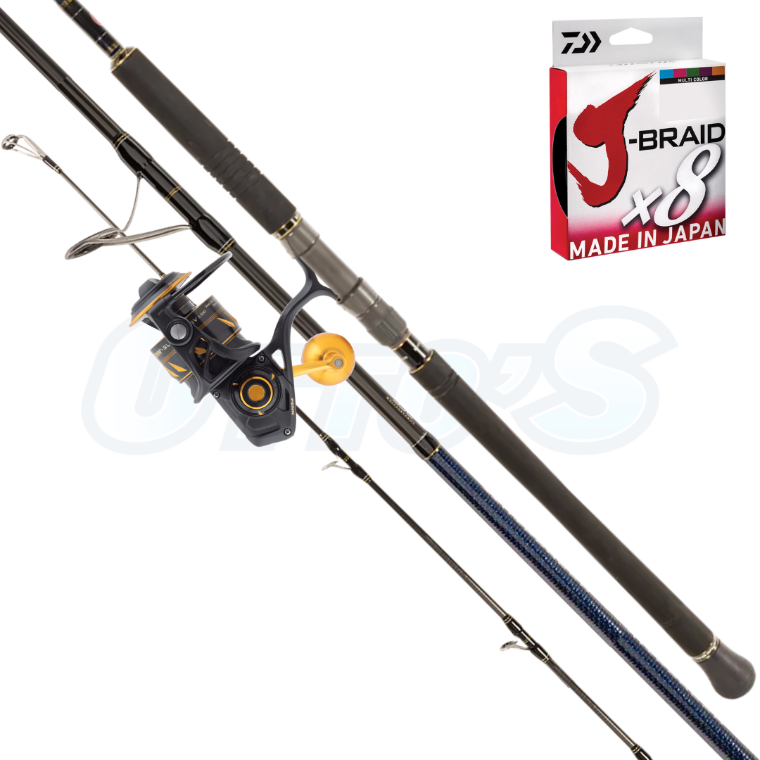 Penn Saltwater Jigging / Livebait Spinning Fishing Combo