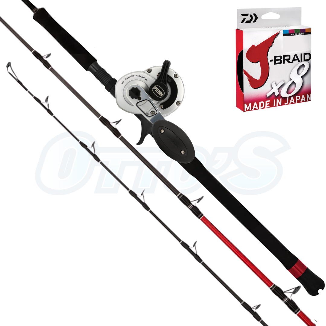 Penn Fathom & Daiwa Demon Blood Offshore Jig / Livebait Overhead Combo