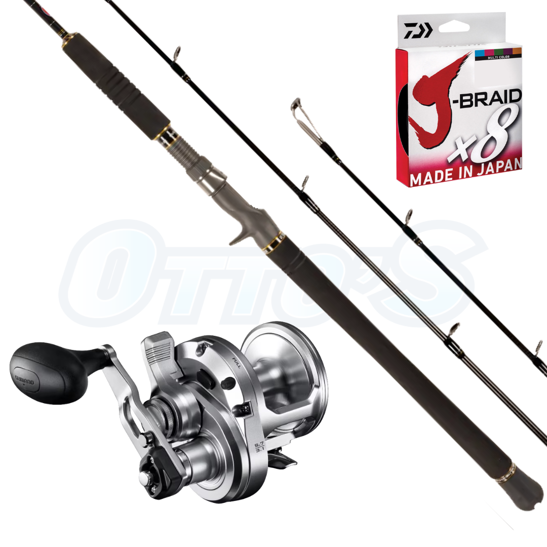 Shimano Speedmaster & Penn Ocean Assassin Offshore Overhead Fishing Combo