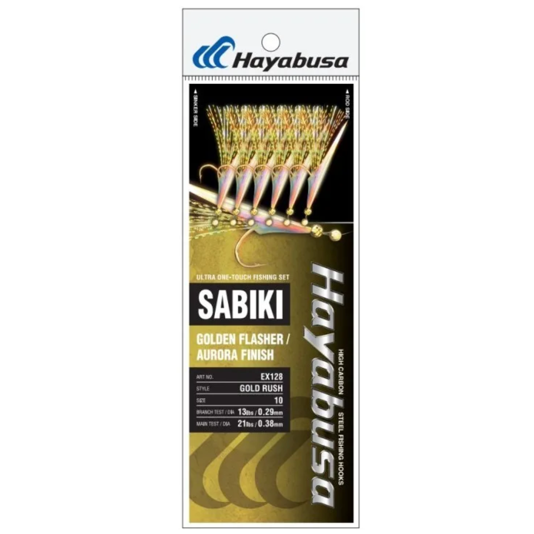 Hayabusa Sabiki Bait Jigs Ex128 Gold Rush Bait Jig