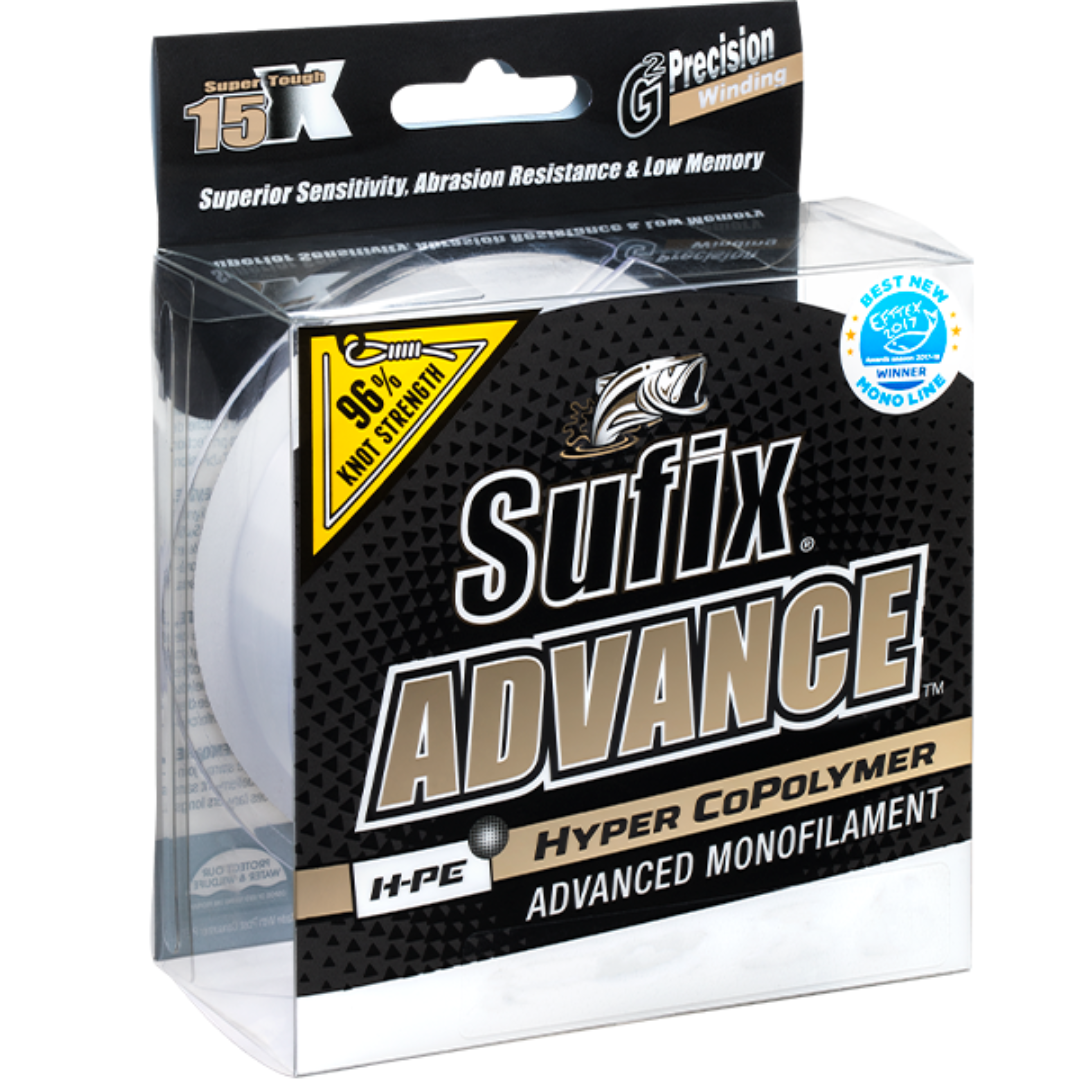 Sufix Advance H-PE Hyper Copolymer Monofilament Fishing Line 300M spools-Otto's Tackle World