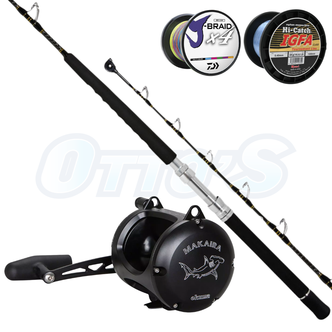 Okuma LBS & Shimano Speedmaster 24kg Shark Beachfishing Combo
