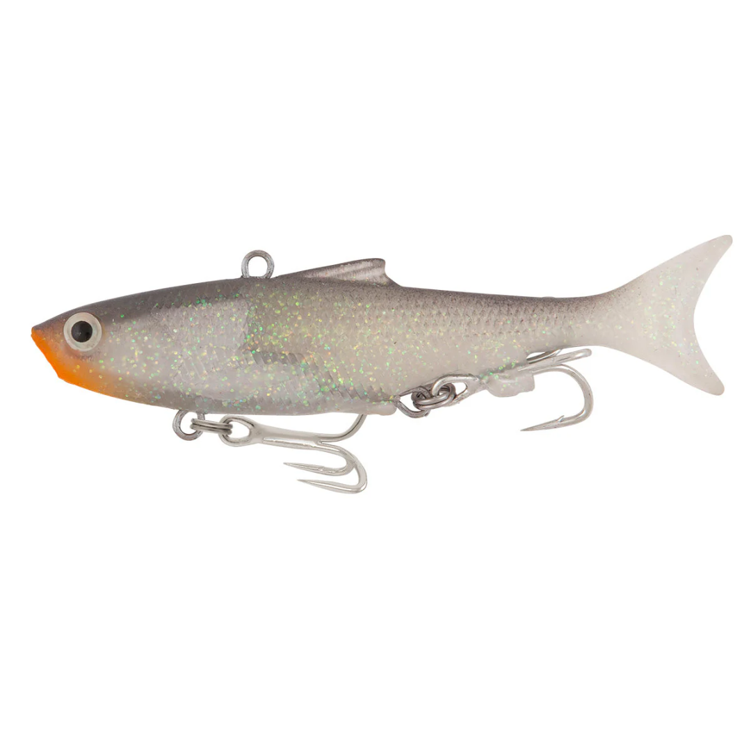 Samaki Vibelicious Thumper 100mm 22g Soft Vibe Fishing Lures-Otto's  Tackle World