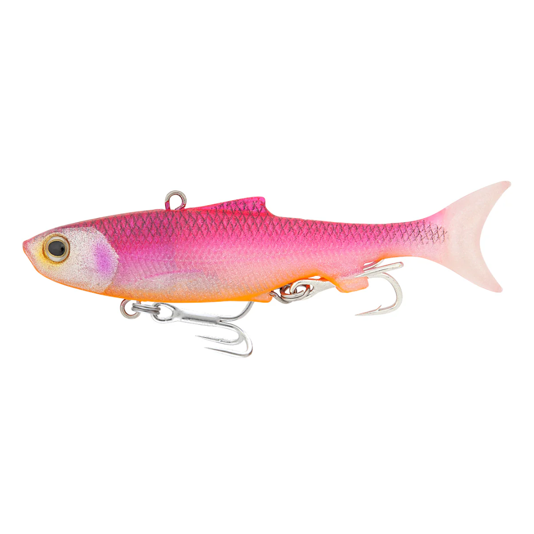 Samaki Vibelicious Thumper 100mm 22g Soft Vibe Fishing Lures-Otto's  Tackle World